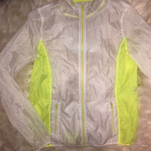 Women’s Neon Yellow Windbreaker